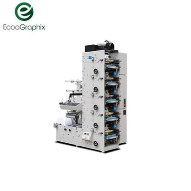 2 Renk Flekso Etiket Baskı Makinesi